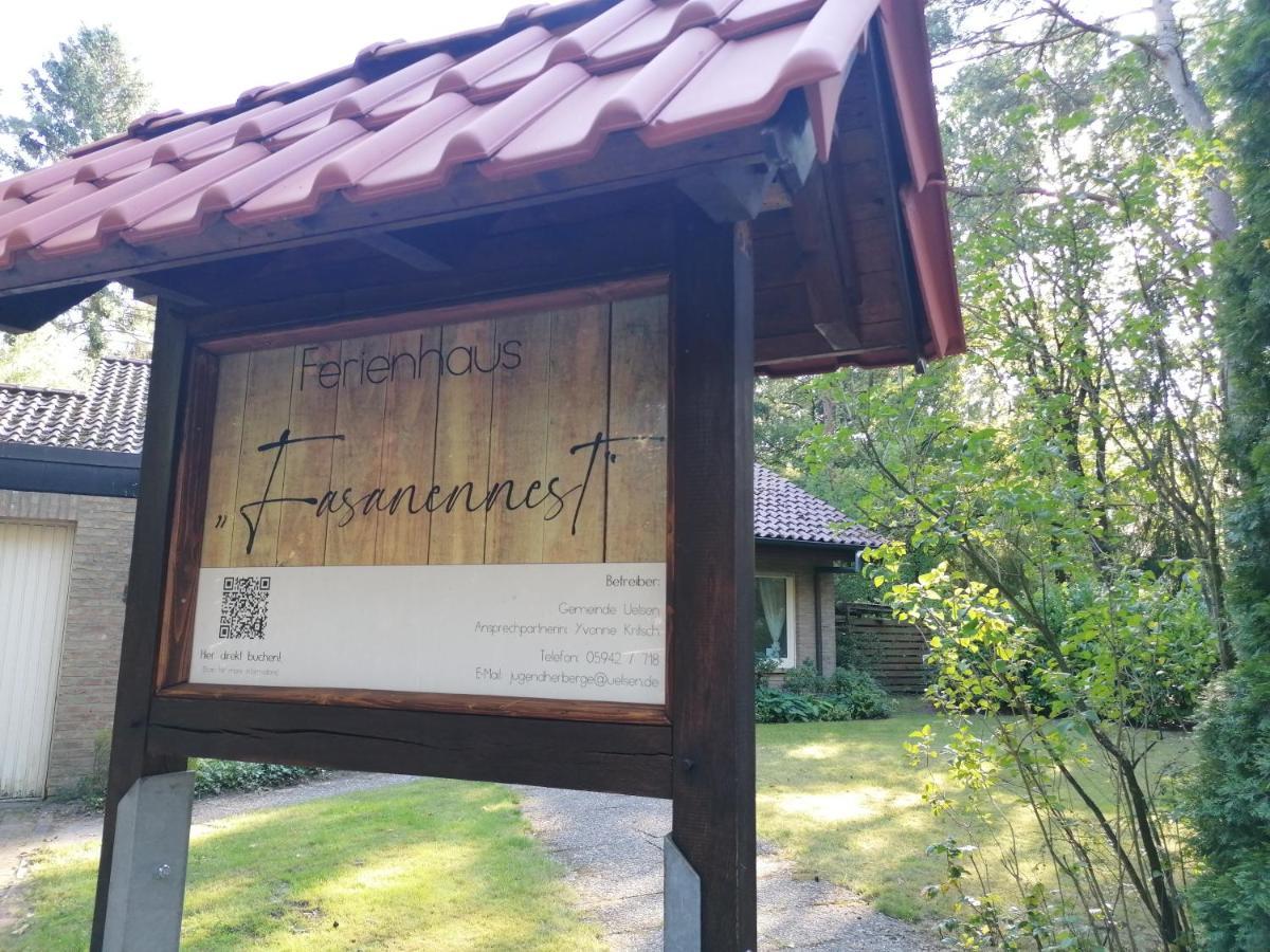 Ferienhaus Fasanennest 웰센 외부 사진